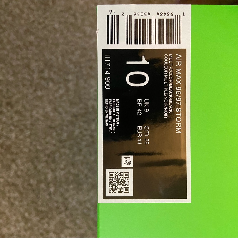 Sold on GOAT 155$ Nike Air Max 95/97 Storm S10M - Picture 6 of 6